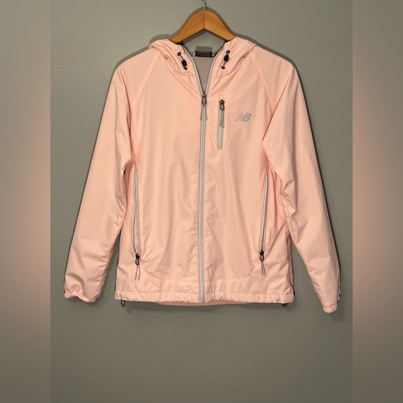New Balance Jackets & Blazers - New Balance Hooded Athletic Running Windbreaker Jacket Size Medium Women’s